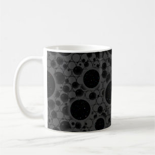 Weltraumblöcke - Schwarz Kaffeetasse