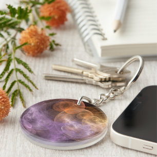 WeltraumBlume Schlüsselanhänger