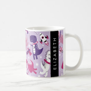 Weltraumdinosaurier, Niedliche Dinosaurier, Sterne Kaffeetasse