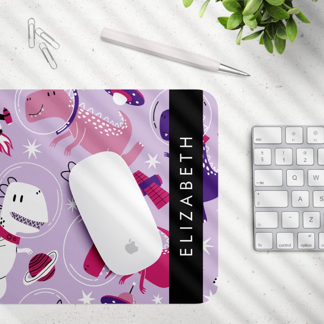Weltraumdinosaurier, Niedliche Dinosaurier, Sterne Mousepad (Von Creator hochgeladen)