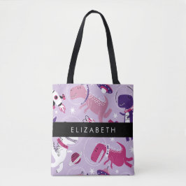 Weltraumdinosaurier, Niedliche Dinosaurier, Sterne Tasche