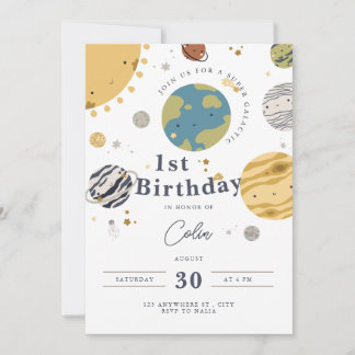 Weltraumeinladung Einladung