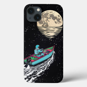 WeltraumExplorer, der zum Mond rotiert Case-Mate iPhone Hülle