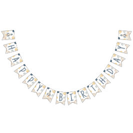 Weltraumfahrt auf der Sun Birthday Party Wimpelkette