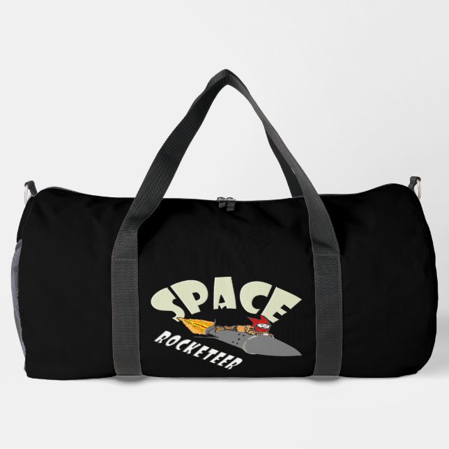 Weltraumfahrt eines Raketenführers Duffle Bag (Rückseite)