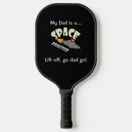 Weltraumfahrt eines Raketenführers Pickleball Schläger
