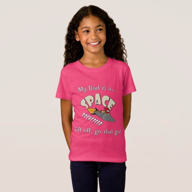 Weltraumfahrt eines Raketenführers T-Shirt (Vorne ganz)
