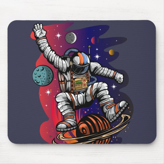 Weltraumfahrt Mousepad (Vorne)