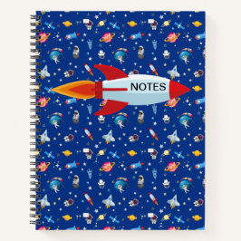 Weltraumfahrt Notizbuch