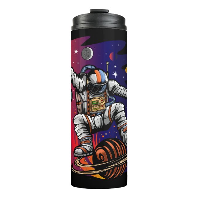 Weltraumfahrt Thermosbecher (Vorderseite)