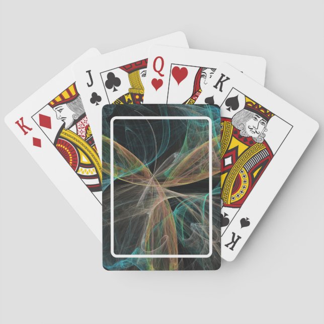 Weltraumfantasie Spielkarten (Rückseite)