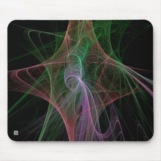Weltraumflamme Mousepad (Vorne)