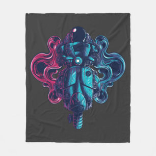 Weltraumflitzen Fleecedecke