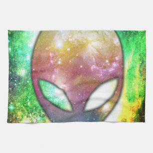 Weltraumforschung Alien Geschirrtuch