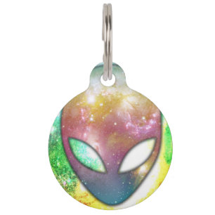 Weltraumforschung Alien Haustiermarke