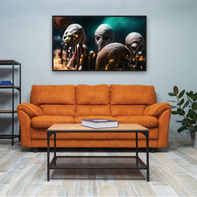 Weltraumforschung Alien Poster (Von Creator hochgeladen)