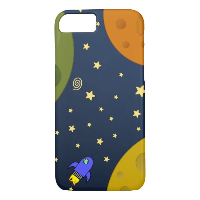 Weltraumforschung Case-Mate iPhone Hülle (Rückseite)