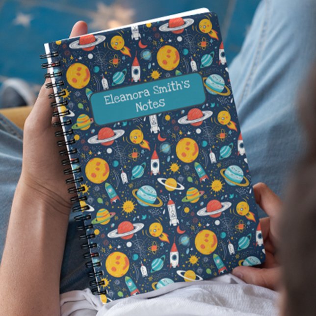 Weltraumforschung und Planeten zurück zur Schule Notizbuch (Von Creator hochgeladen)