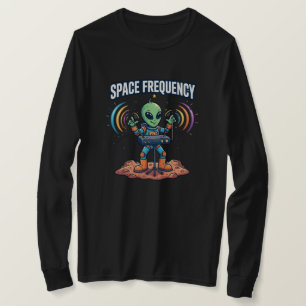 Weltraumfrequenz Theremin Alien Design T-Shirt