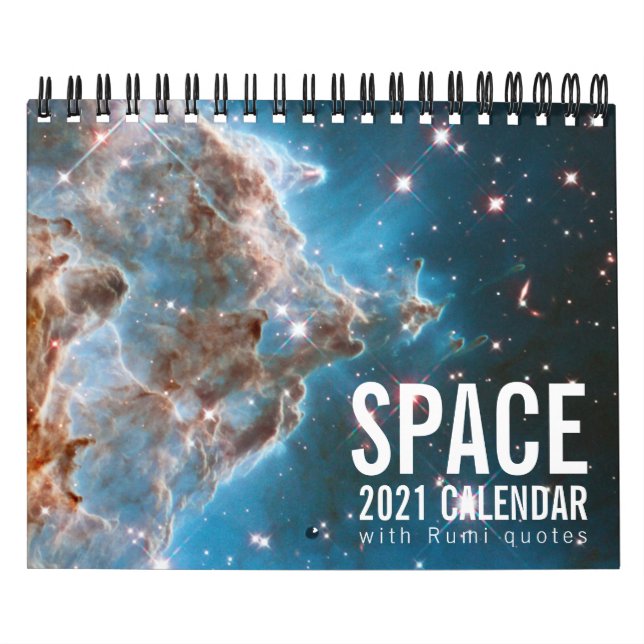 Weltraumgalaxie Astronomie Universe Rumi Quotes Kalender (Titelbild)