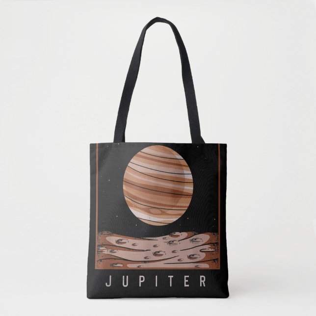 Weltraumgalaxie Fan Jupiter Planet Astronomie als Tasche (Vorderseite)