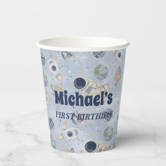 Weltraumgalaxie Pappbecher