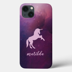Weltraumgalaxie vereint Spaß und moderne lila Case-Mate iPhone Hülle