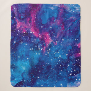 Weltraumgalaxie Wasserfarbe Nachthimmel mit Sterne Sherpadecke