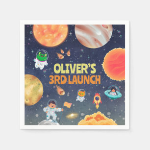 WeltraumGeburtstag Serviette