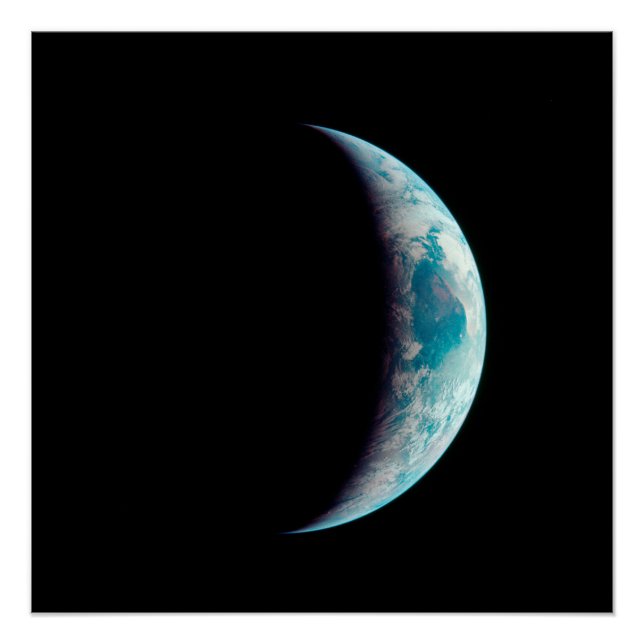 Weltraumgeek auf der Erde Poster (Vorderseite)