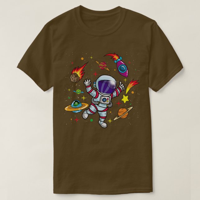 Weltraumgeschenk für Sci Fi Kinder Jungen Mädchen  T-Shirt (Design vorne)