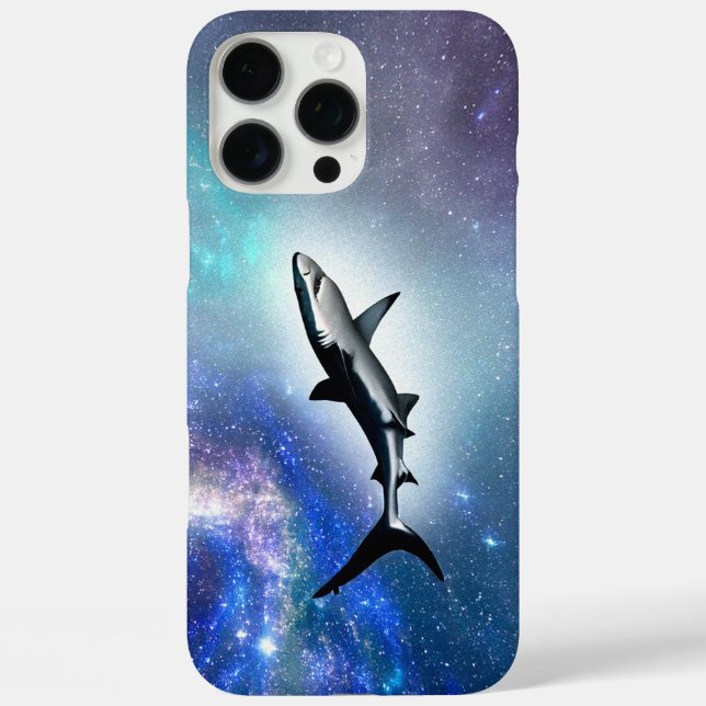 Weltraumhai iPhone 16 Pro Max Hülle (Rückseite)