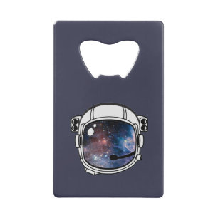 Weltraumhelm Geldbeutel Flaschenöffner