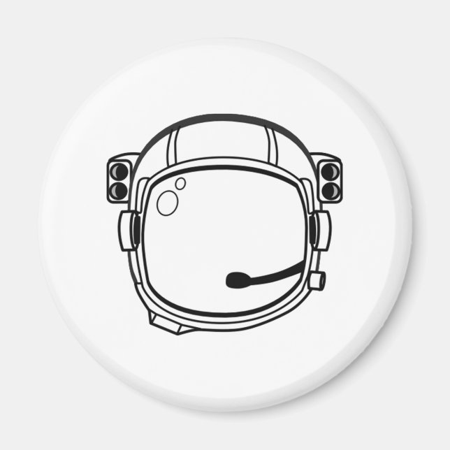 Weltraumhelm Magnet (Vorne)