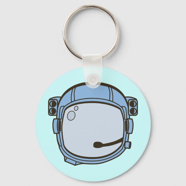 Weltraumhelm Schlüsselanhänger (Vorderseite)