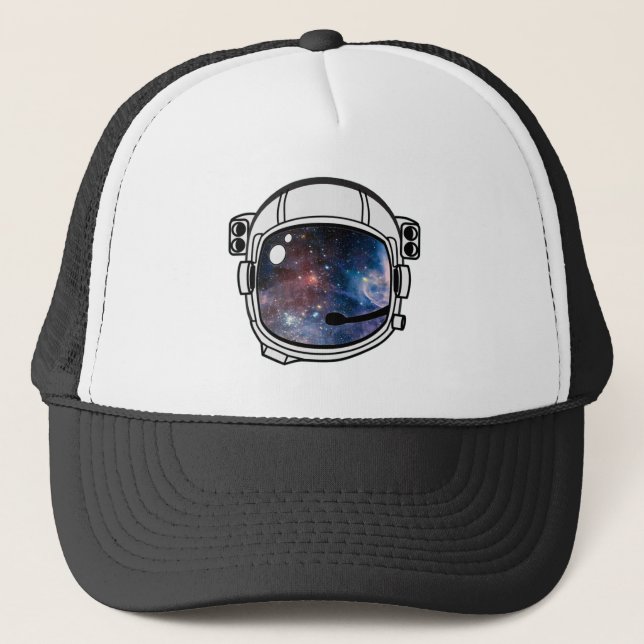 Weltraumhelm Truckerkappe (Vorderseite)