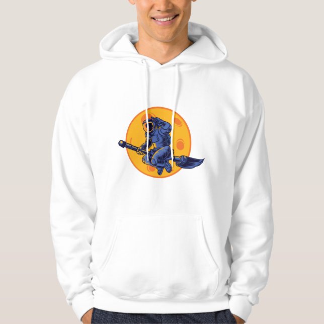 Weltraumhexe Hoodie (Vorderseite)