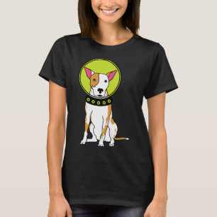 Weltraumhund Pit Bull Red T-Shirt