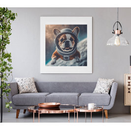 Weltraumhund Poster