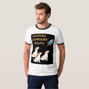 Weltraumhunde sind bereit für Liftoff, um die Gala T-Shirt
