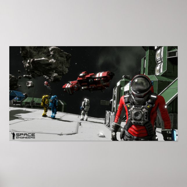 Weltraumingenieure Original Value Poster (Matte) (Vorne)