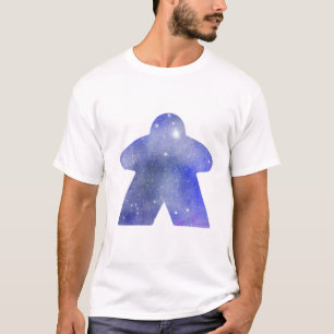Weltraumkapsel in Blau T-Shirt