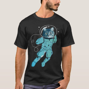 Weltraumkatze I Katze I Katzen Astronaut T-Shirt