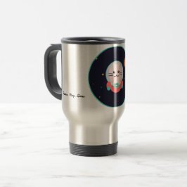 Weltraumkatze-Kaffeetasse - Kosmische Kitty-Astron Reisebecher