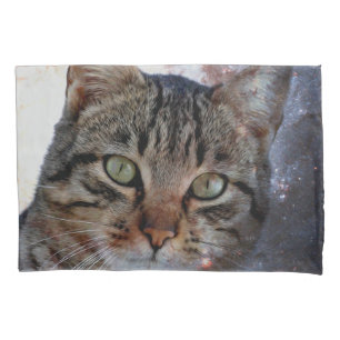 Weltraumkatze Kissenbezug