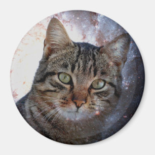 Weltraumkatze Magnet