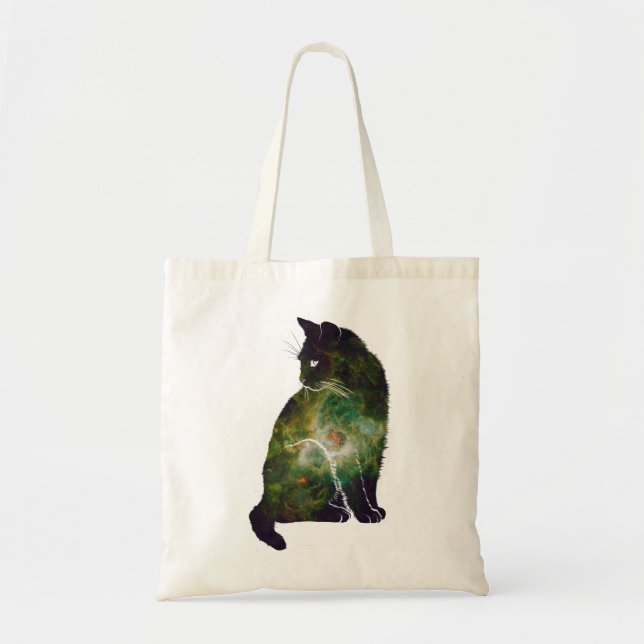 Weltraumkatze Tragetasche (Vorne)