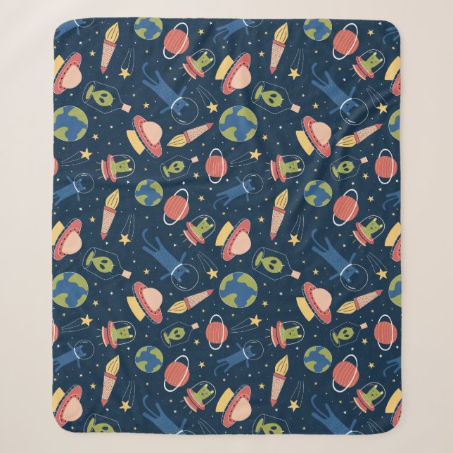 Weltraumkatzen Sherpadecke (Vorderseite)