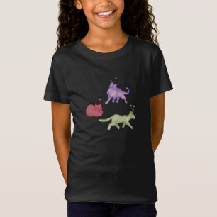 Weltraumkatzen Whimsical Space Cat Lustige Sci-Fi T-Shirt