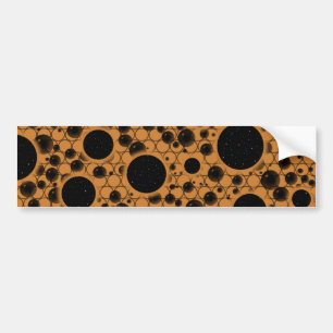 Weltraumknobelpunkte - Bronze Autoaufkleber